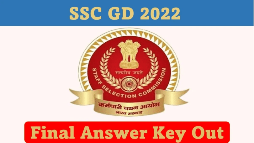 SSC Constable (GD) Final Answer key 2022
