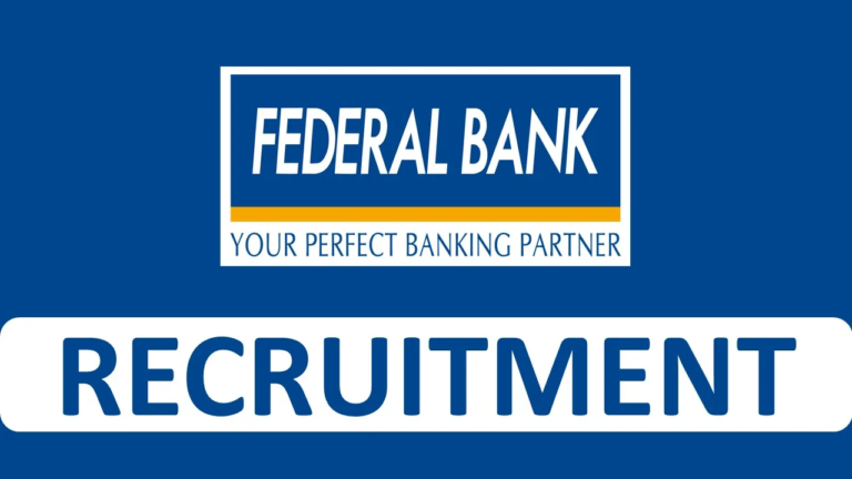 The Federal Bank Ltd Recruitment 2023