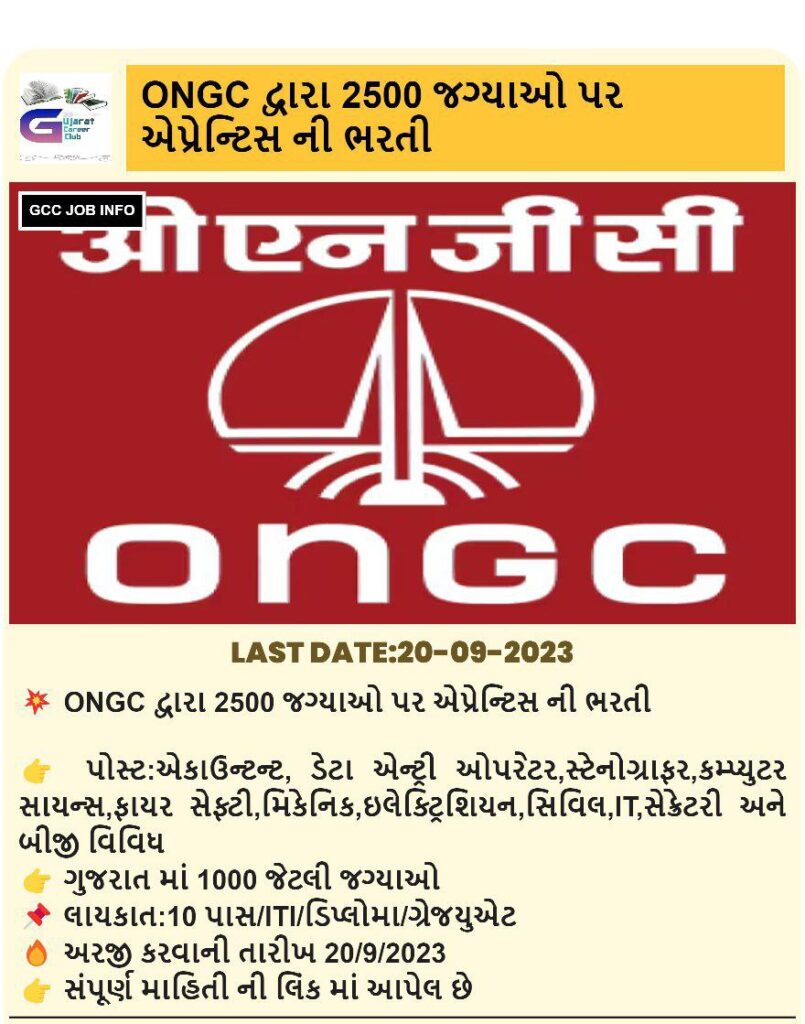 ONGC Apprentice Recruitment 2023