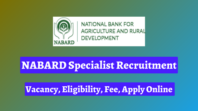Nabard specialist recruitment 2024