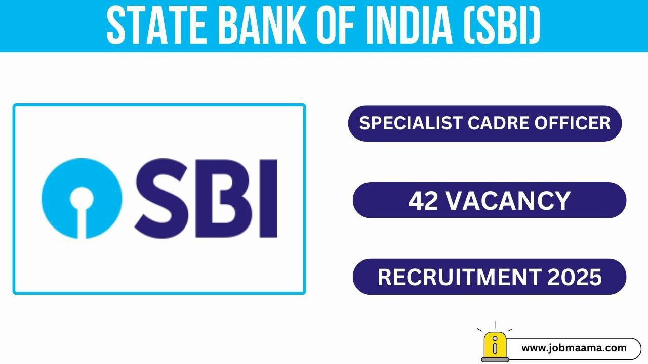 SBI Bank SO Recruitment 2025 Notification Released and Apply Online