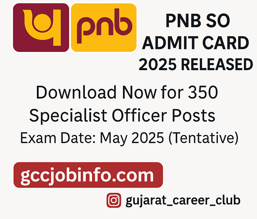 PNB SO Admit Card 2025 Released: Download Now for 350 Specialist Officer Posts 2 PNB SO Admit Card 2025