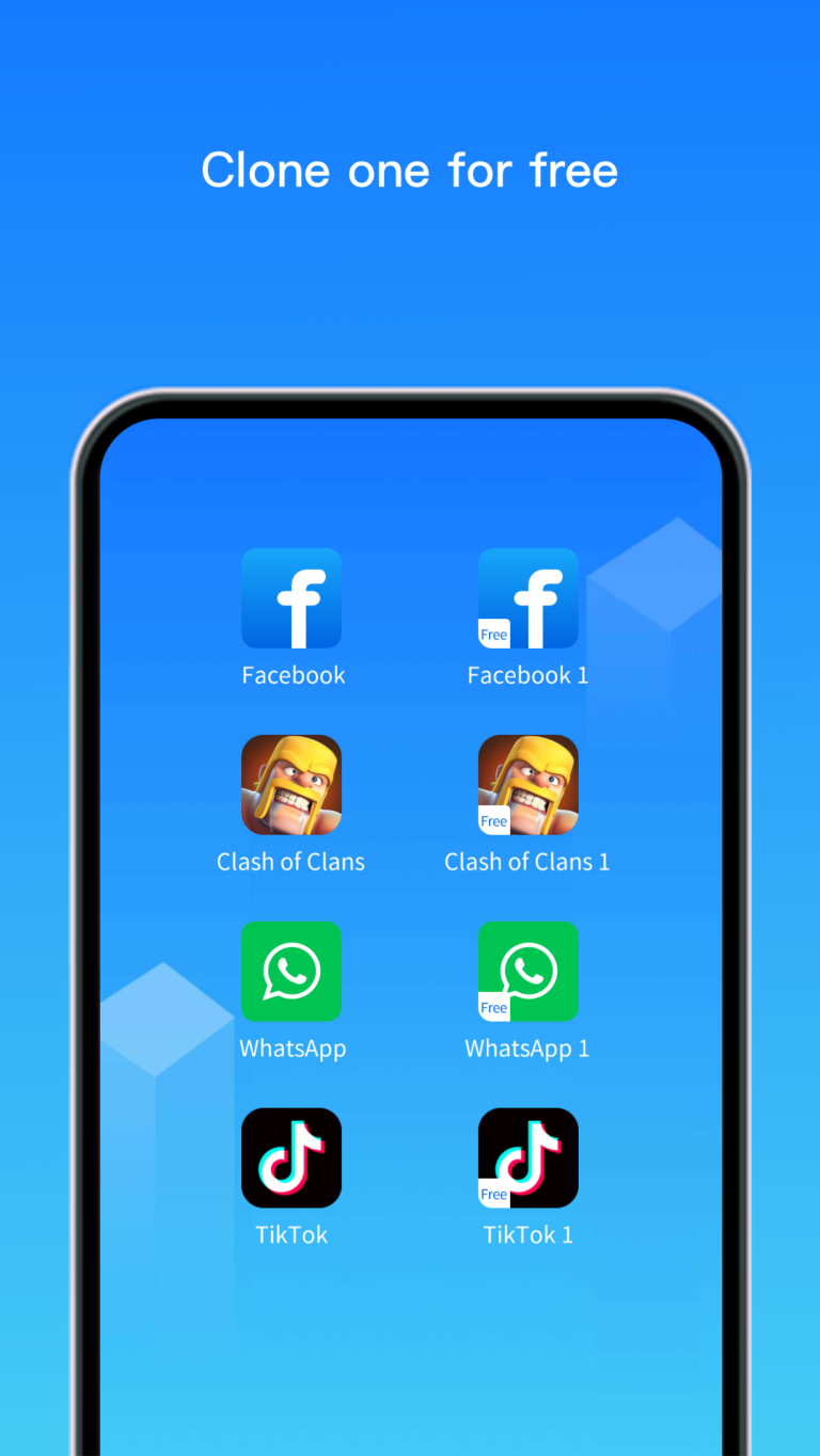 Clone App-Parallel Dual Space