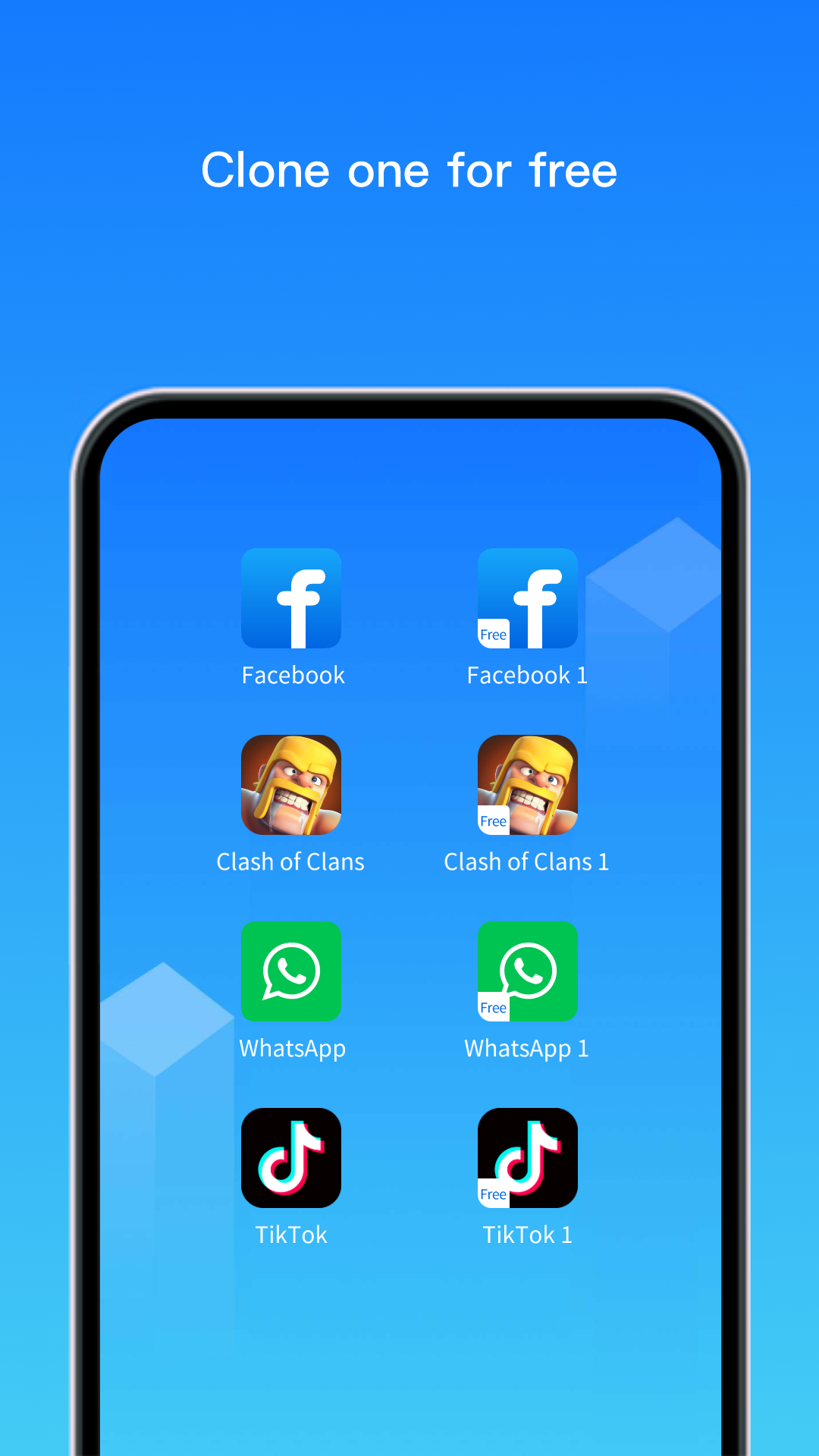 Clone App-Parallel Dual Space
