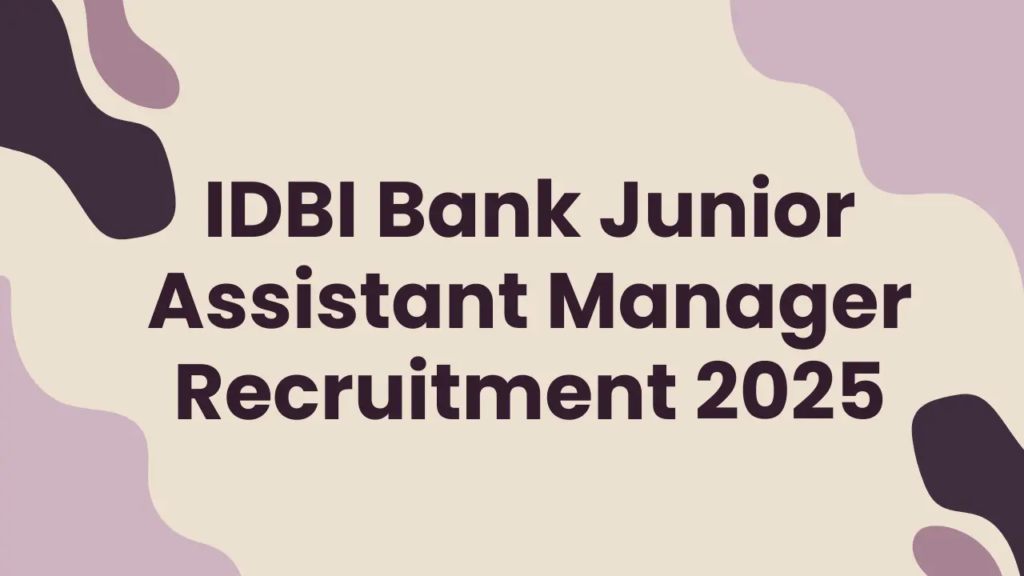 IDBI Bank JAM Result