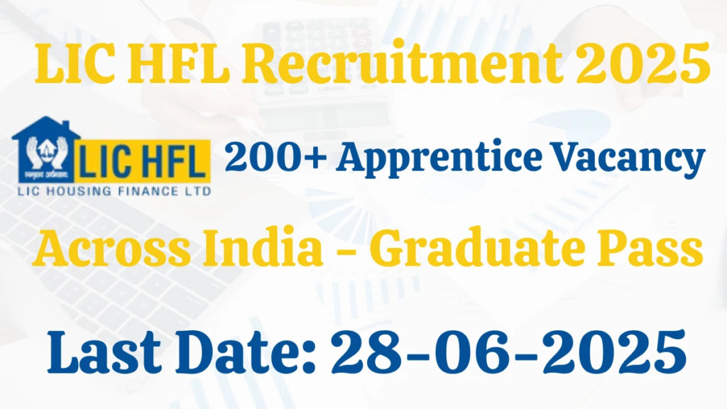 LIC HFL Apprentice Recruitment 2025: 250 Vacancies Announced – Apply Online Now! 2 LIC HFL Apprentice Recruitment 2025