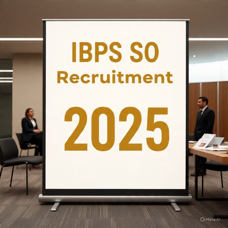 IBPS SO Recruitment 2025