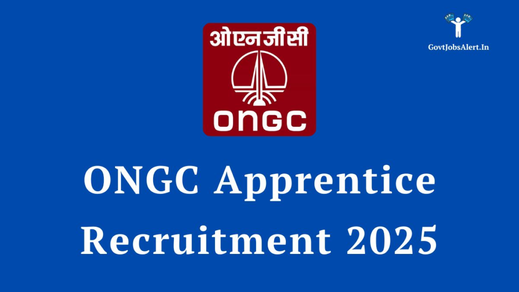 ONGC Apprentice Recruitment 2025