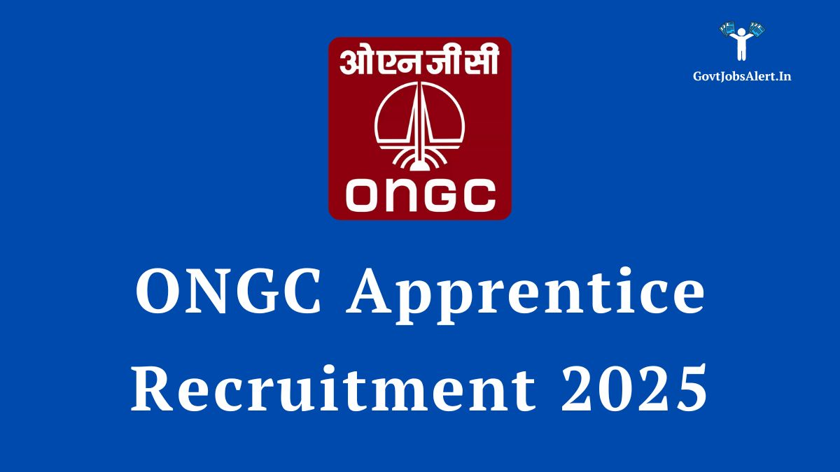 ONGC Apprentice Recruitment 2025