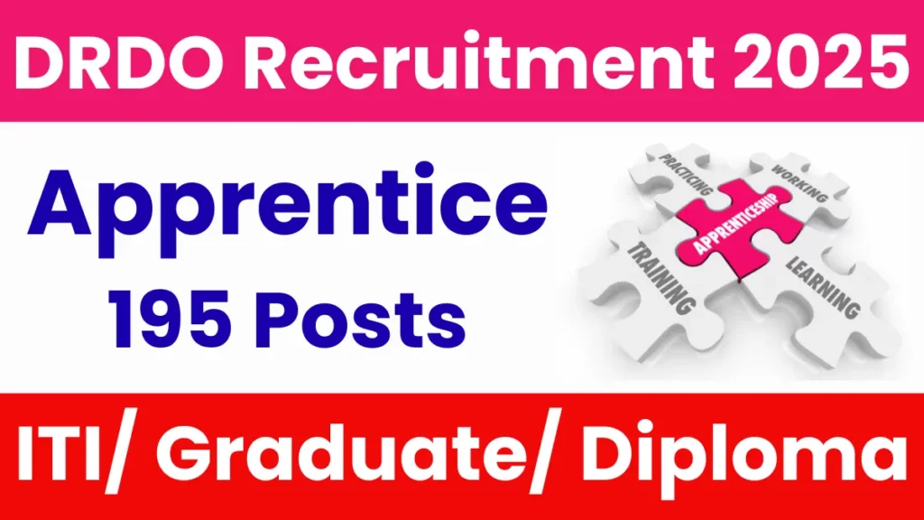 DRDO Apprentice Recruitment 2025