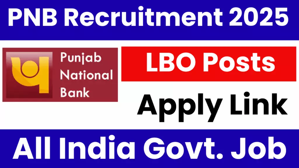 PNB Local Bank Officer LBO Recruitment 2025