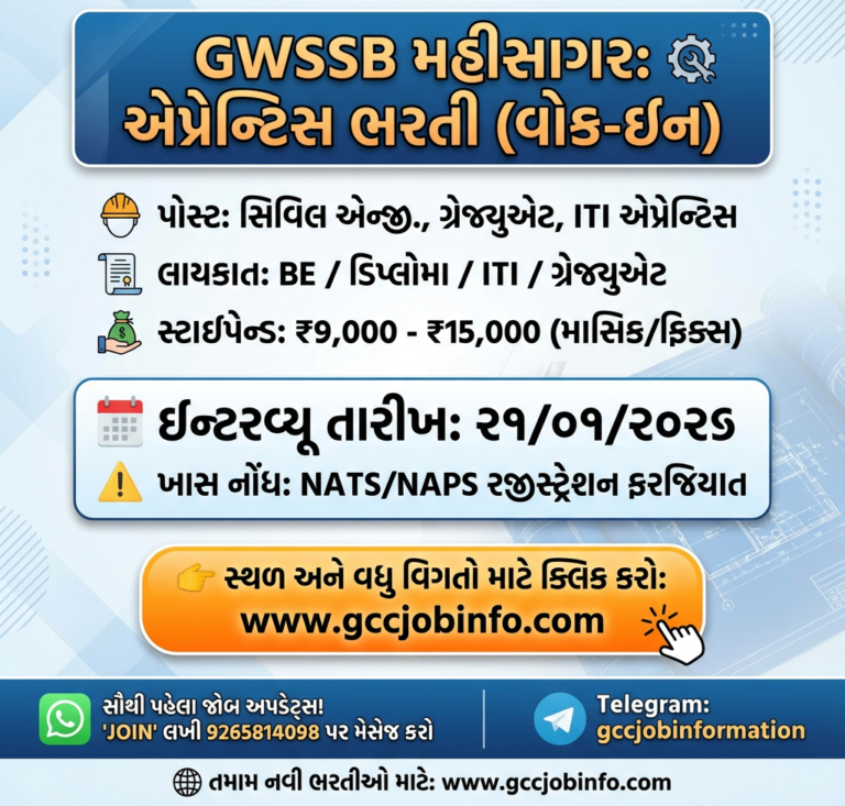 gwssb mahisagar