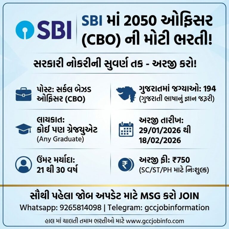 SBI CBO Recruitment 2026