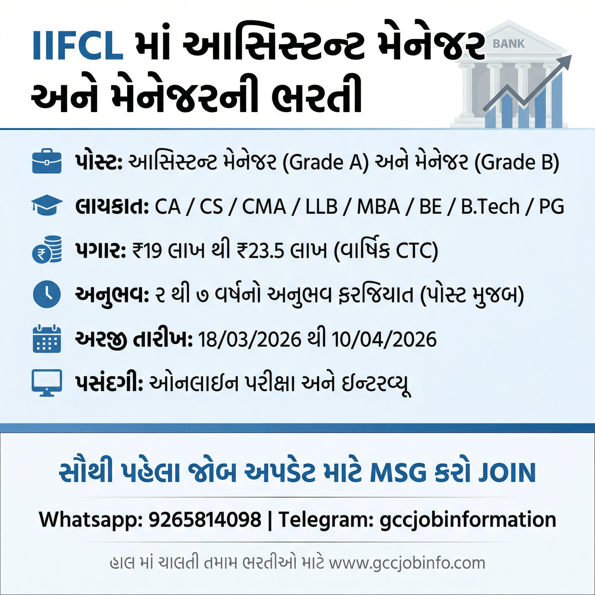 IIFCL Recruitment 2026