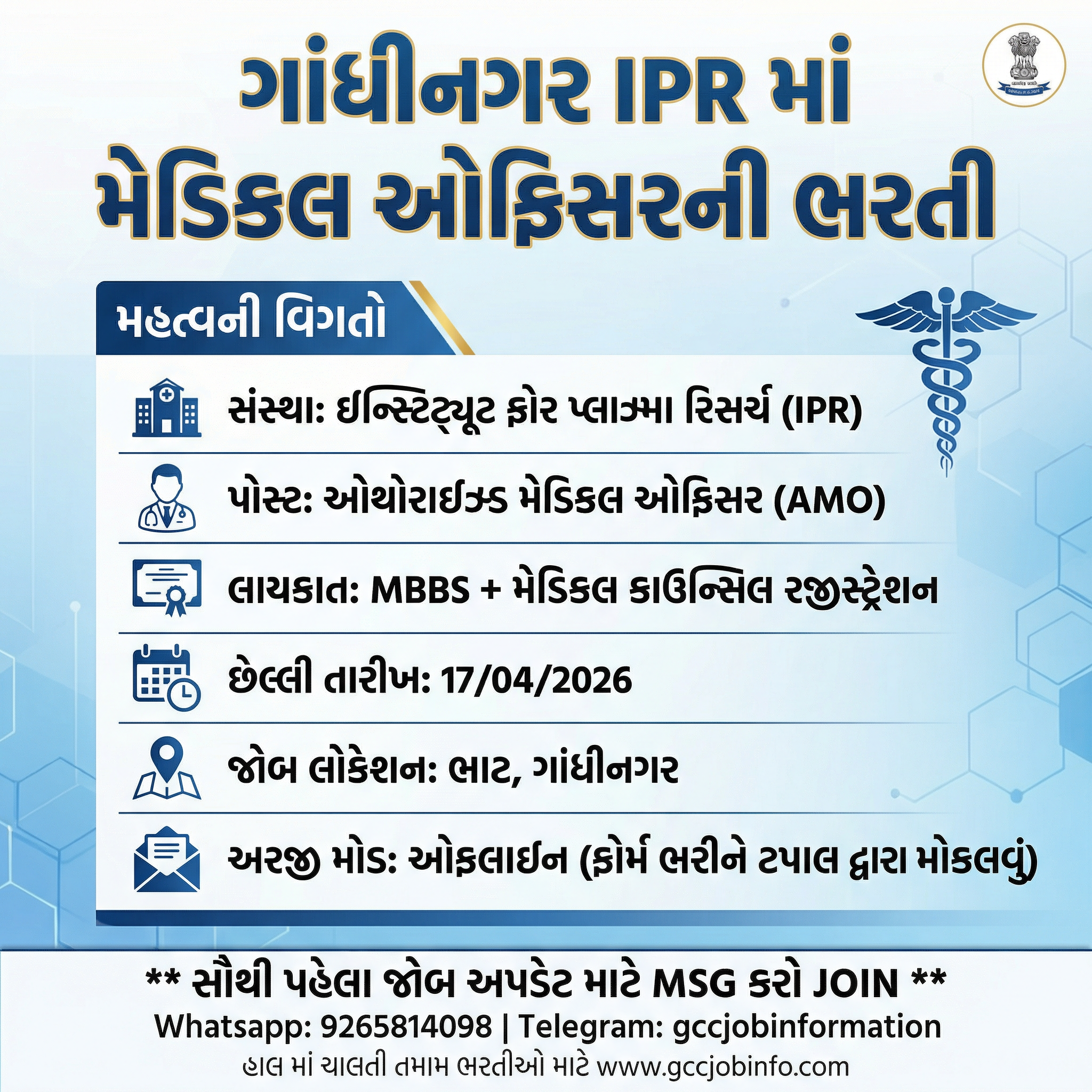 IPR Recruitment 2026