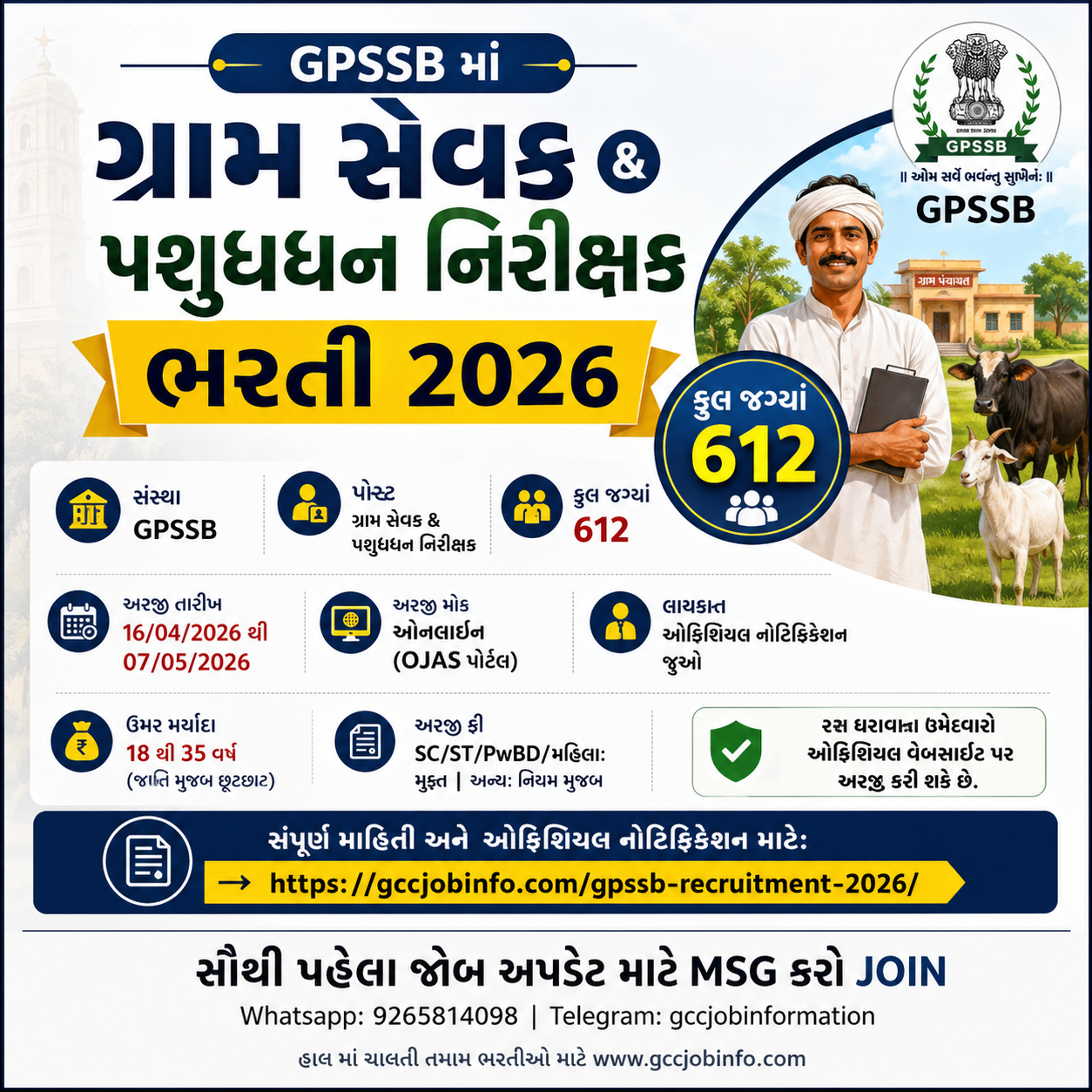 GPSSB Recruitment 2026