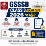 GSSSB Class 3 Exam Date 2026