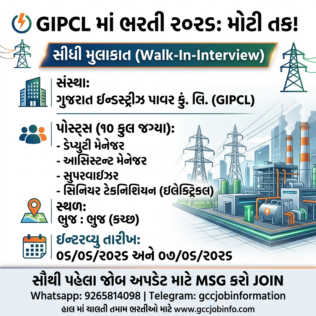 GIPCL Recruitment 2026