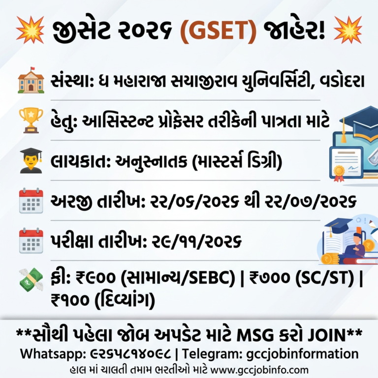 GSET 2026 Notification
