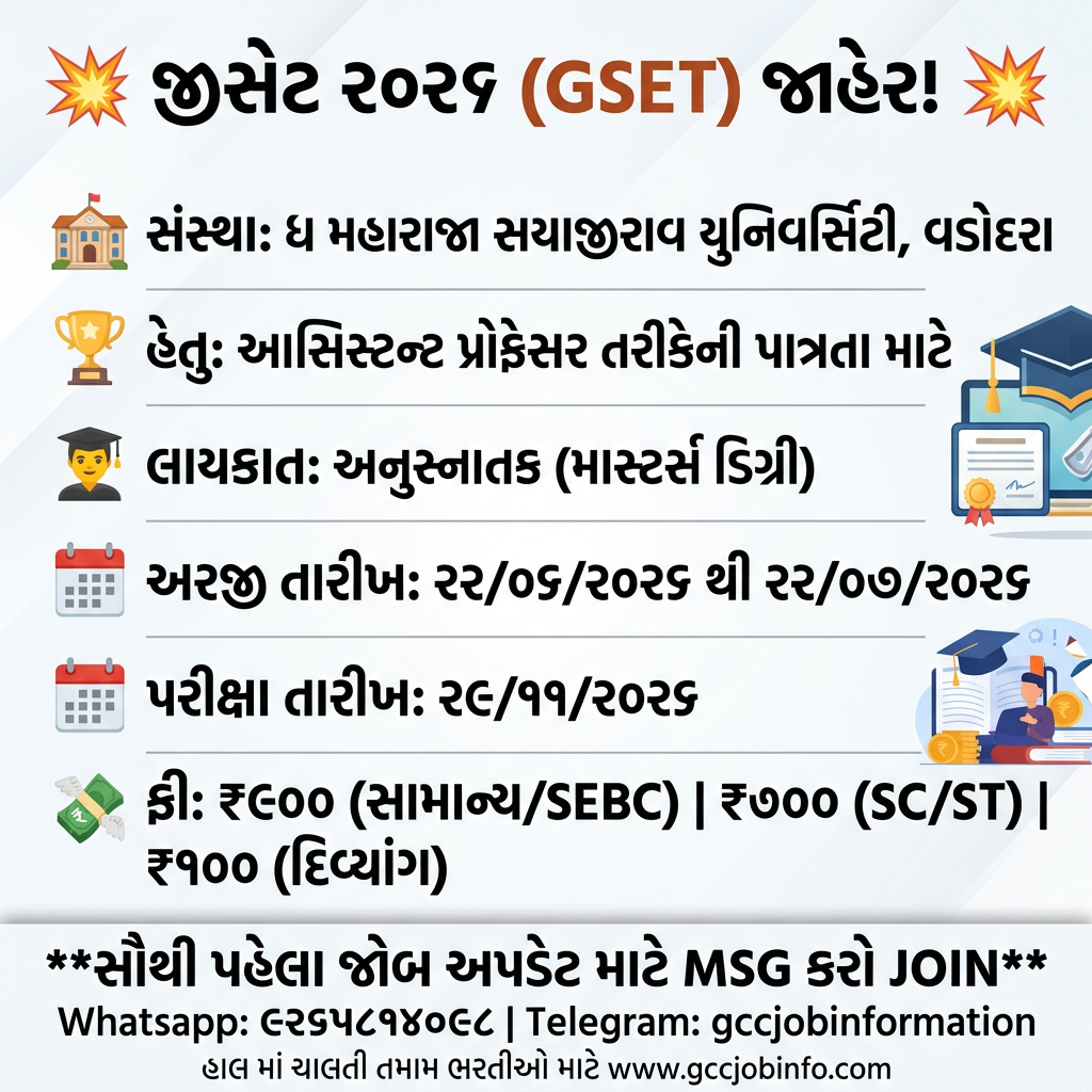 GSET 2026 Notification