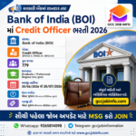 Bank of India Credit Officer Recruitment 2026