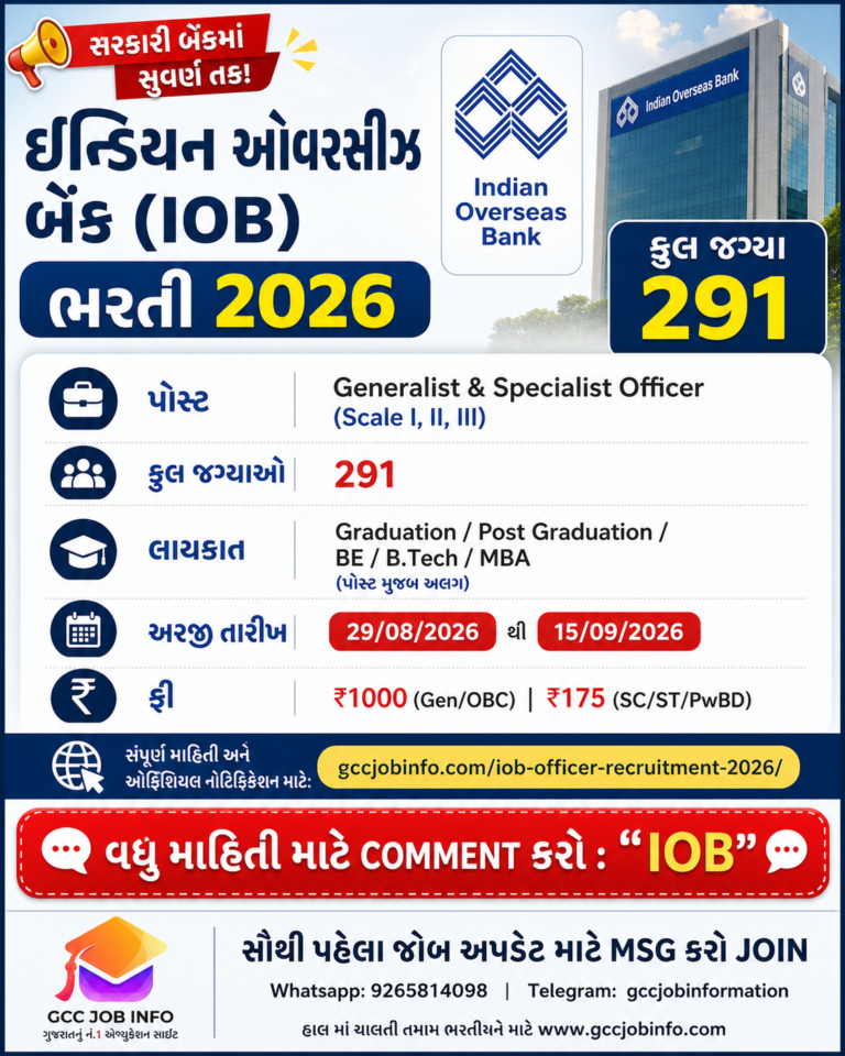 IOB Officer Recruitment 2026