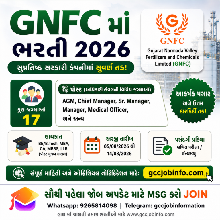 Election Commission of India Live Lok Sabha Election 2024 Election Commission To Announce Lok Sabha Schedule 2024 8 GNFC Recruitment 2026 for 17 Manager and Officer Posts