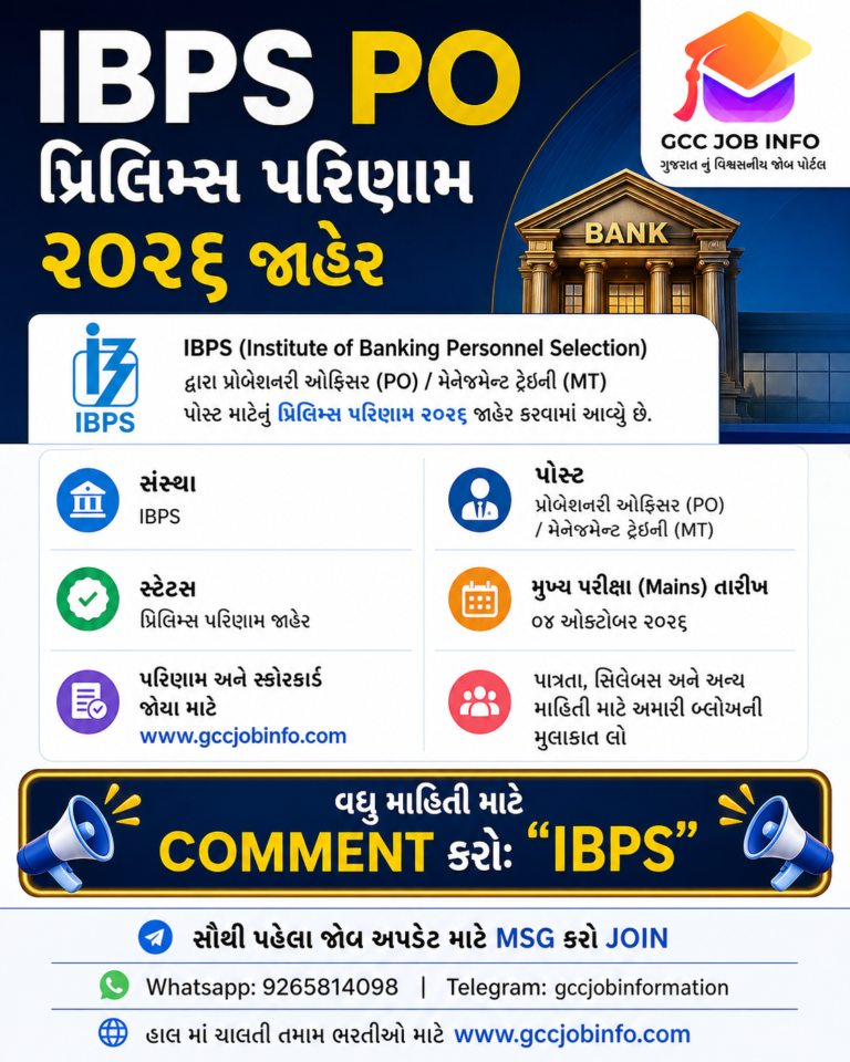 IBPS PO Prelims Result 2026
