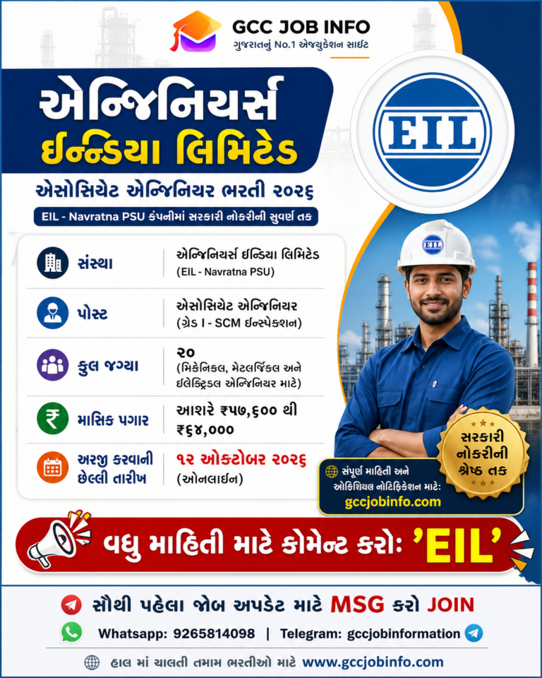 EIL Associate Engineer Recruitment 2026