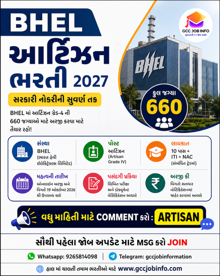 BHEL Artisan Recruitment 2027