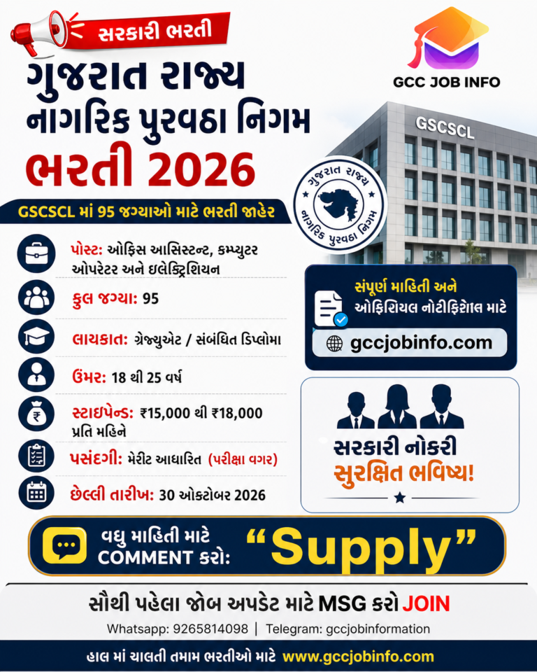 GSCSCL Apprentice Recruitment 2026